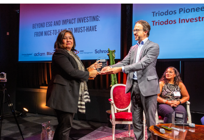 Award-uitreiking Triodos 2