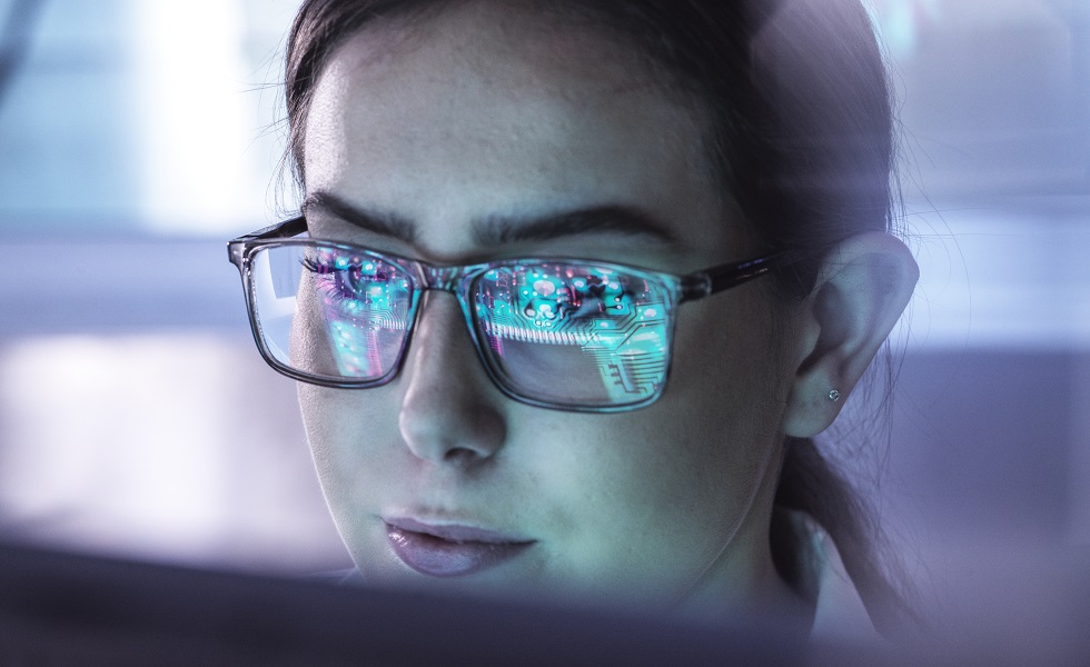 IT professional designing computer chip through artificial intelligence