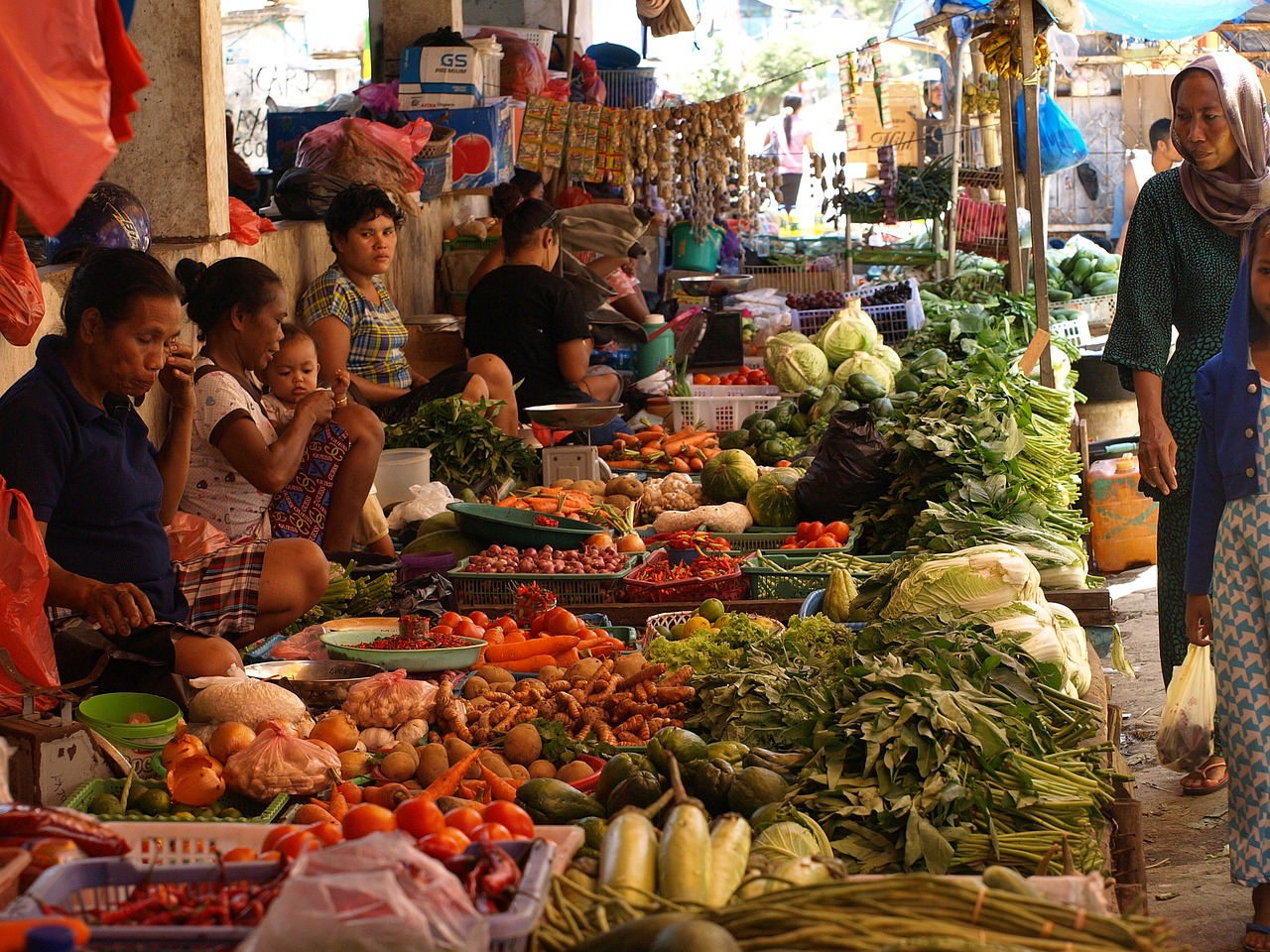 Azië (01) markt Azië (01) markt